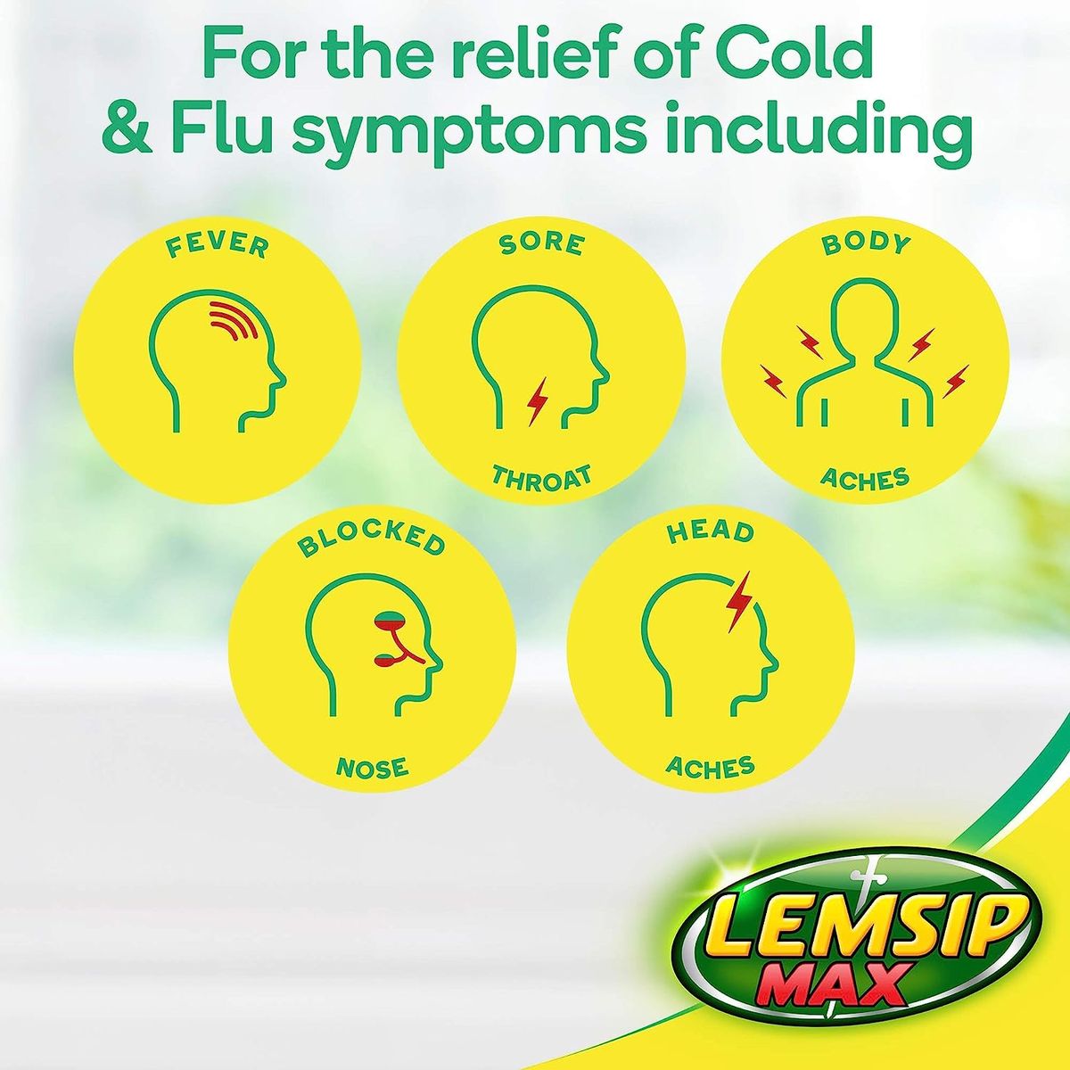 Max Cold And Flu Lemon Flavour - 10 Sachets