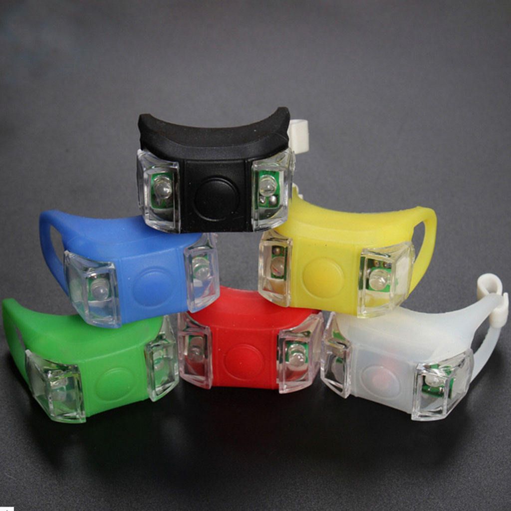 Clip-On LED Bike Lights - Super Bright Waterproof Bicycle Red