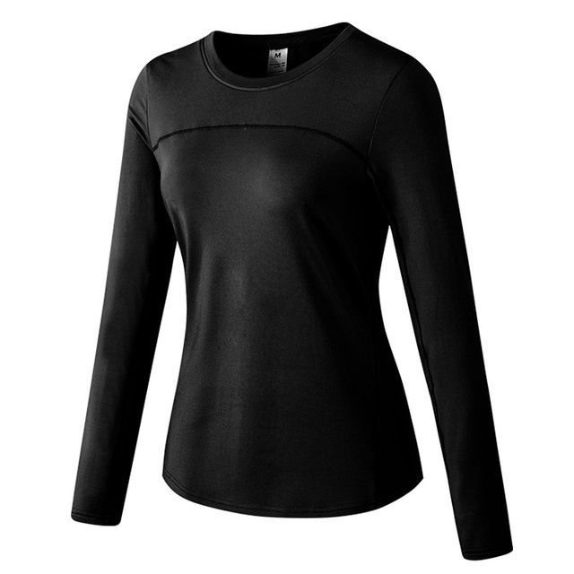 Plus Velvet Quick-drying Stretch Yoga Long-sleeved Shirt