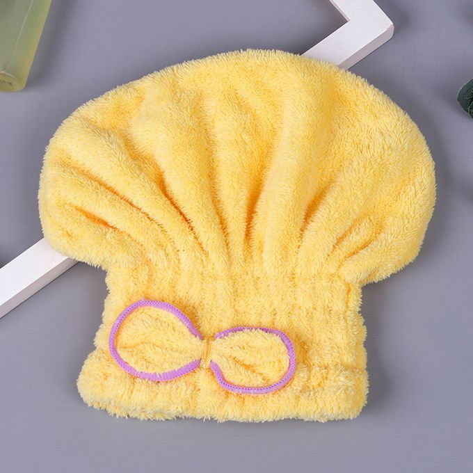 Quick Hair Drying Bath Spa Bowknot Wrap Towel Thicken-