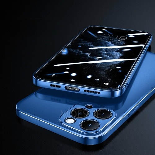 Privacy Case For Iphone 12 Pro Max - Blue