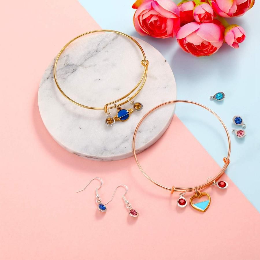 60 Pieces of Water Drop Jewelry Set DIY Production,12 Colors