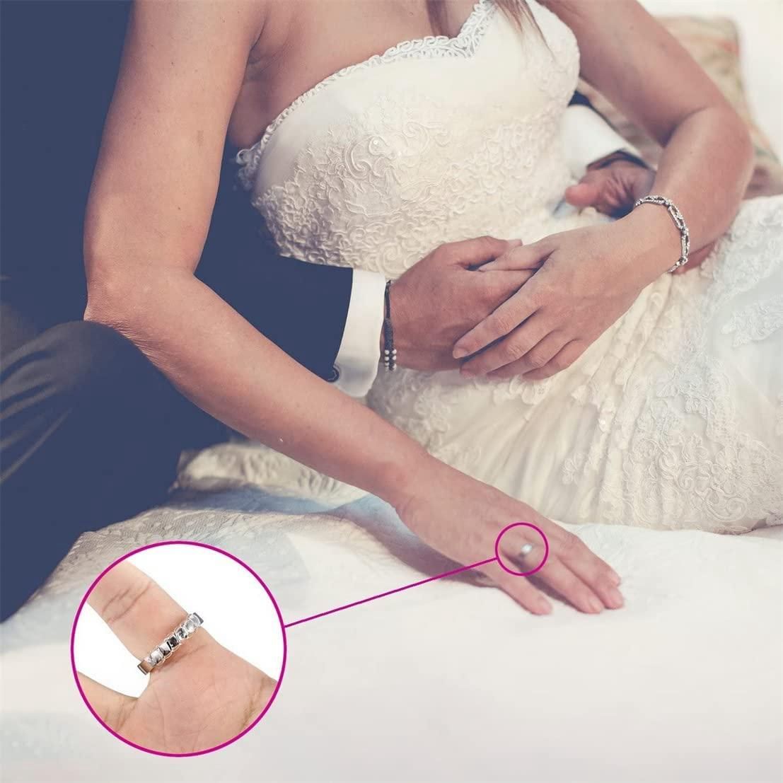 for Loose Rings Invisible Ring Clip Transparent Silicone Sizer Tightener Resizer 4 Sizes