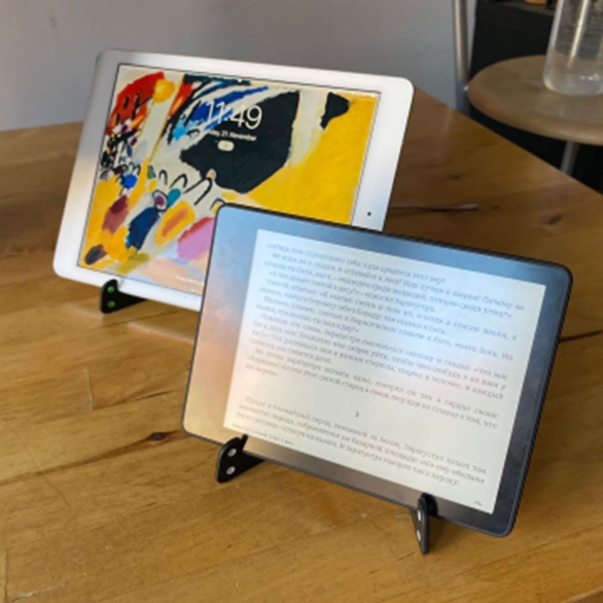 Phone Stand   Simple Style Tablet Phone Support Black
