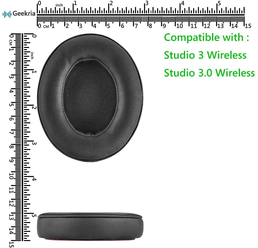 Geekria Ear Pads For Beats Studio 3 Wireless Headphones
