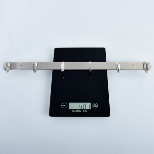 Stainless Steel Self Adhesive Coat/Towel Hook Rack Rail