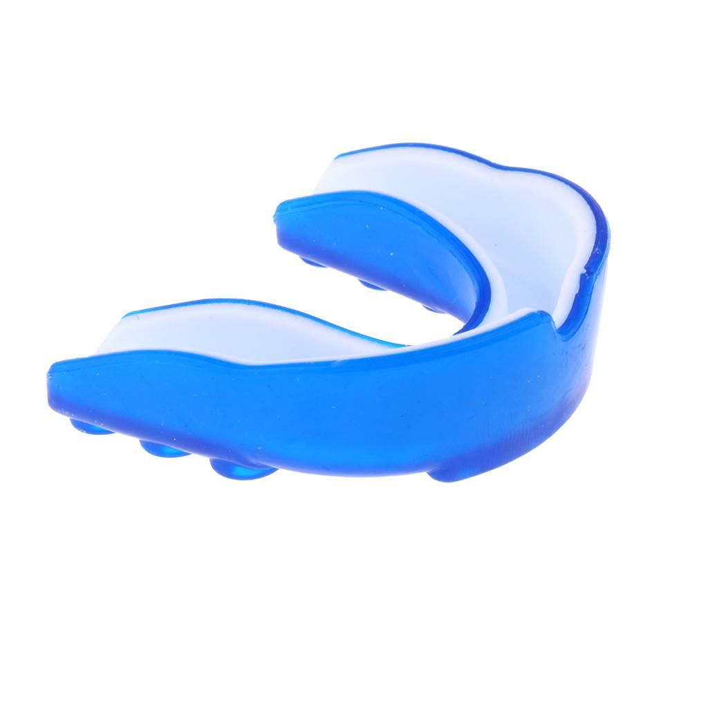 Sports Mouthguard Gum Shield Mouth Guard Boxing MMA Teeth Blue