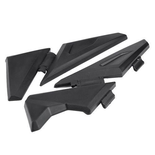 Motorcycle Side Panel Frame Guard Protector Cover Black