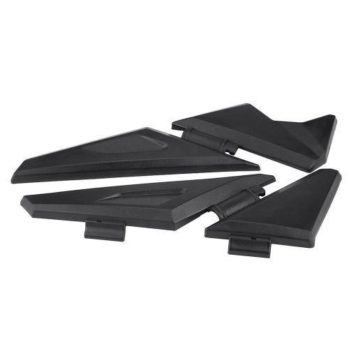 Motorcycle Side Panel Frame Guard Protector Cover Black