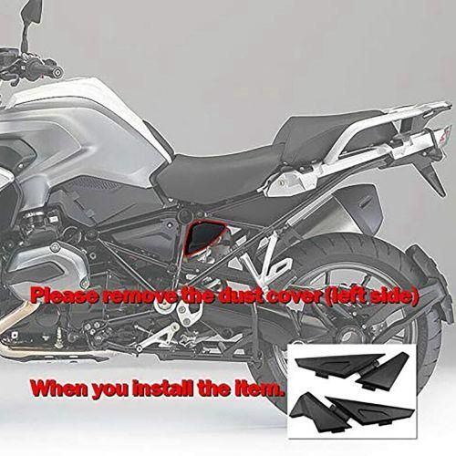 Motorcycle Side Panel Frame Guard Protector Cover Black