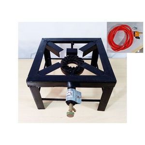 Single Burner Industrial Cooker,4yards Hose,Regulator&Clips