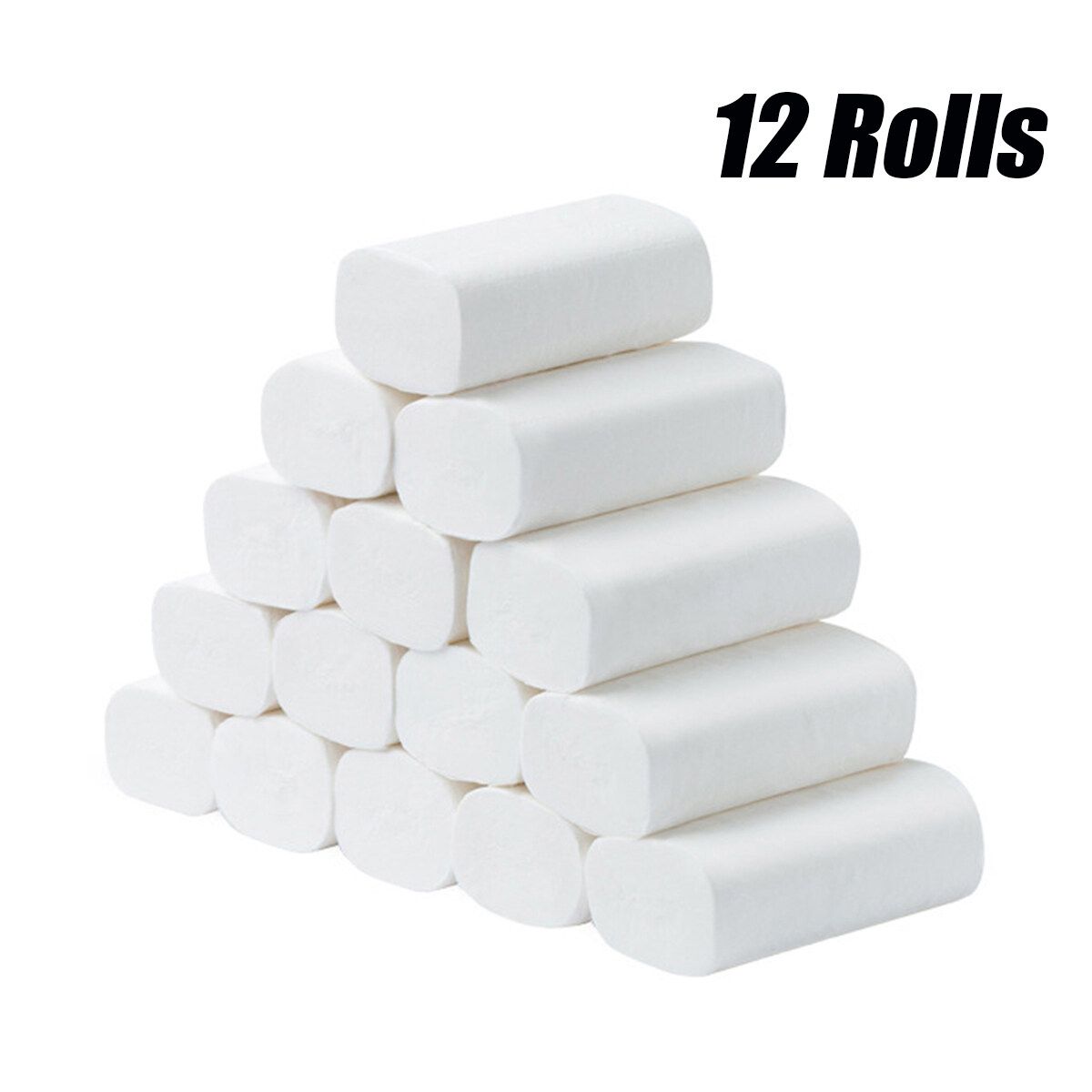 12 Rolls 4 Layers 100% Hotel Grade Jumbo Roll Tissue Toilet Paper - Produce By Company With FSC And ISO14000 Certification JRT