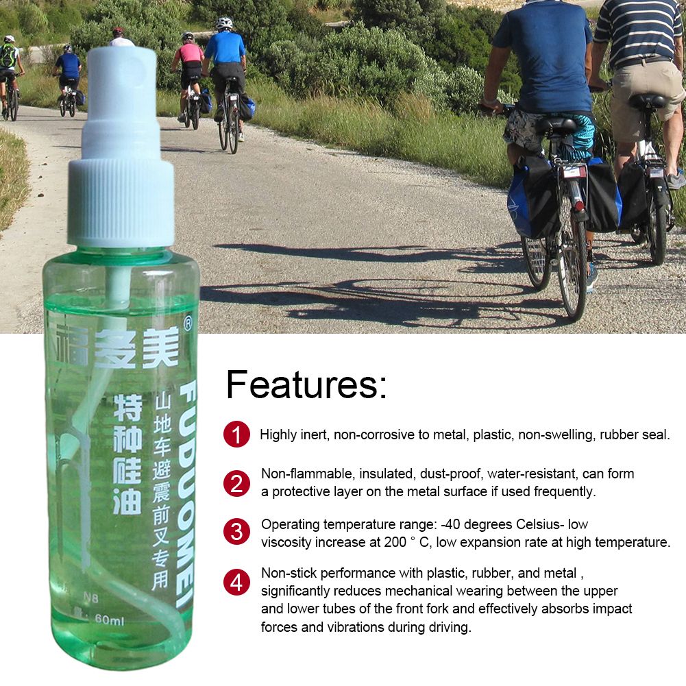 60ML Bicycle Lubricant Chain Spray Antirust Bicycle