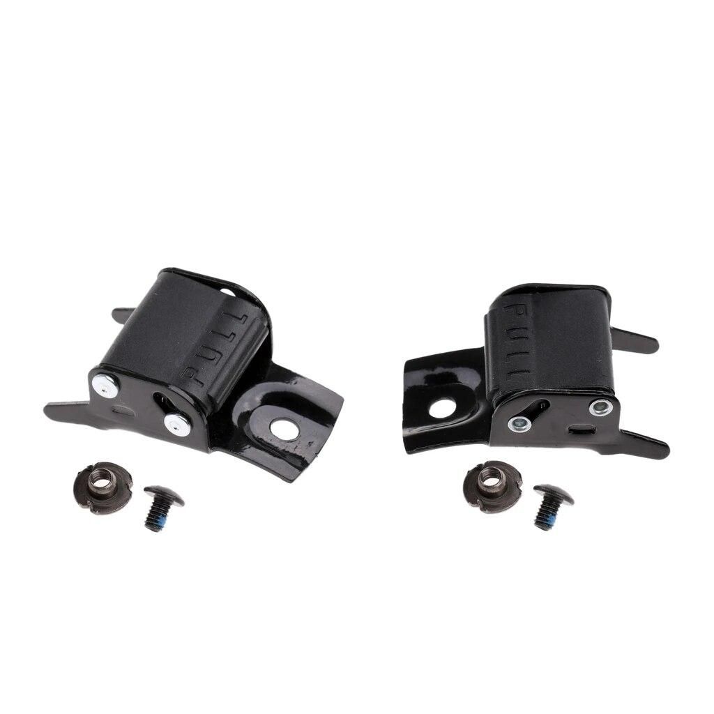 2x Inline Skating Belt Buckles Roller Skates Boots Belt Clasp with Screw & Nut for Inline Skates, Quad Roller Skates