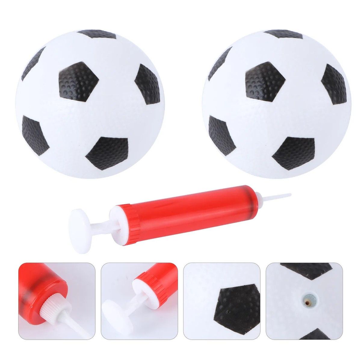 Soccer, 2 472inch Soccer Balls Outdoor Soccer Toys Kids Soccer Small Soccer for Kids to Play Indoors and Outdoors Jumping