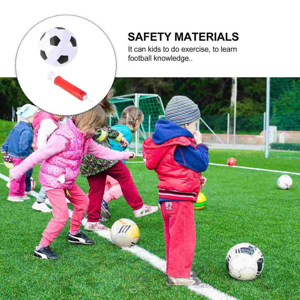 Soccer, 2 472inch Soccer Balls Outdoor Soccer Toys Kids Soccer Small Soccer for Kids to Play Indoors and Outdoors Jumping