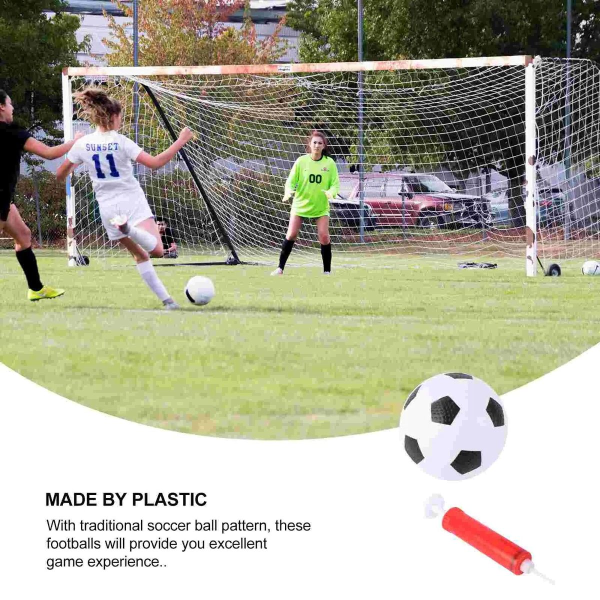Soccer, 2 472inch Soccer Balls Outdoor Soccer Toys Kids Soccer Small Soccer for Kids to Play Indoors and Outdoors Jumping