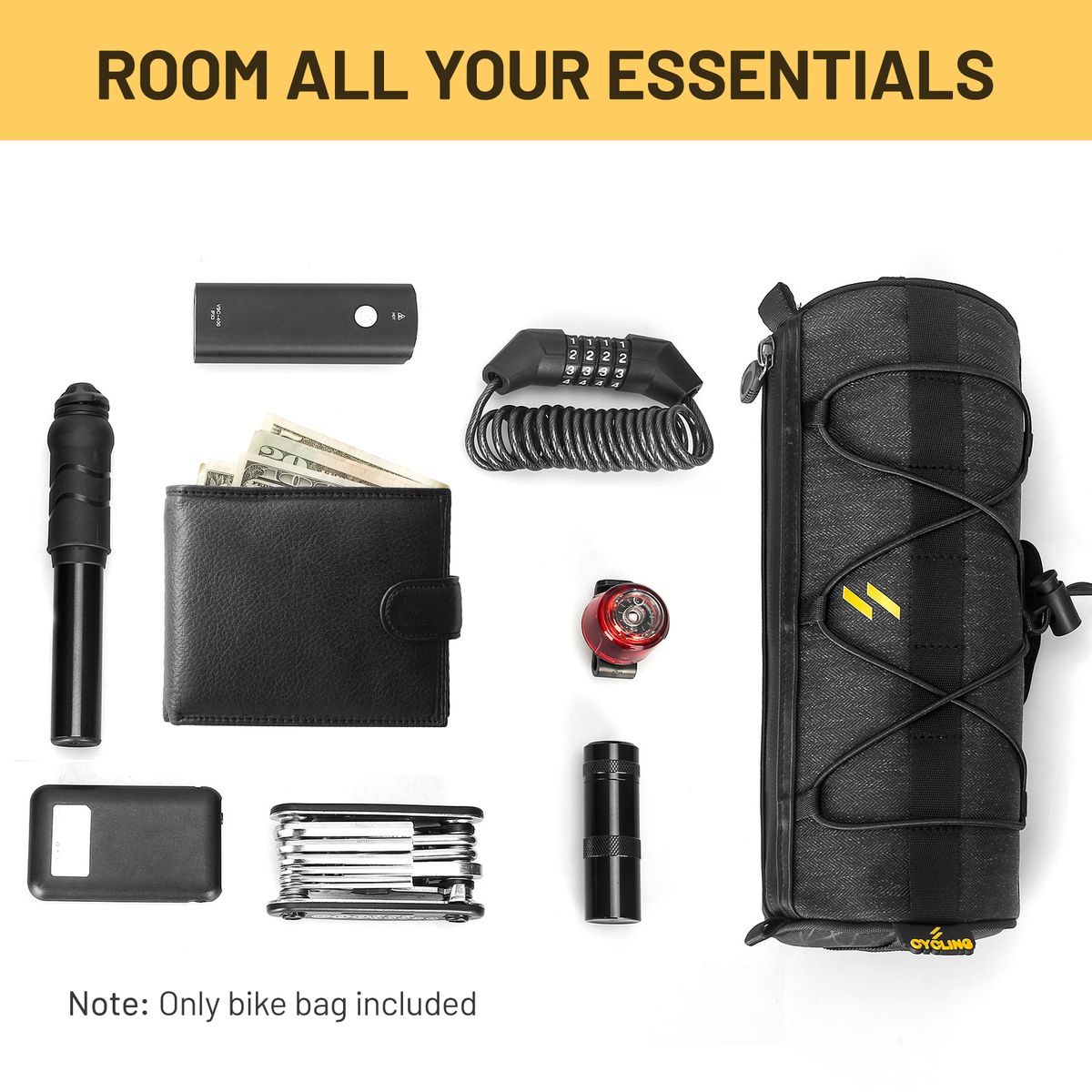 Bike Handlebar Bag Multi-functional Cycling Front Bag