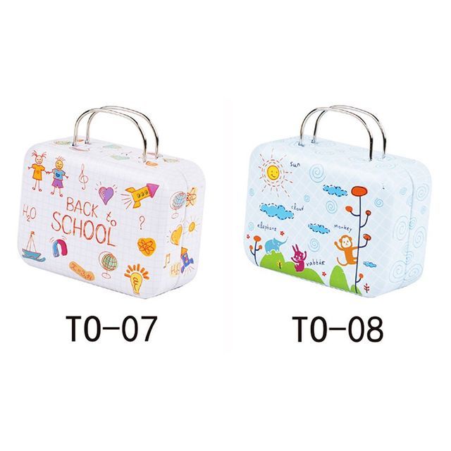 1pcs Colorful Mini Tin Box Bag Pill Case