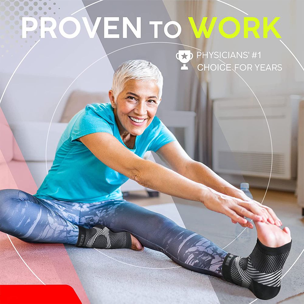 2Pcs Ankle Compression Brace Sleeves Foot Socks Foot & Arch