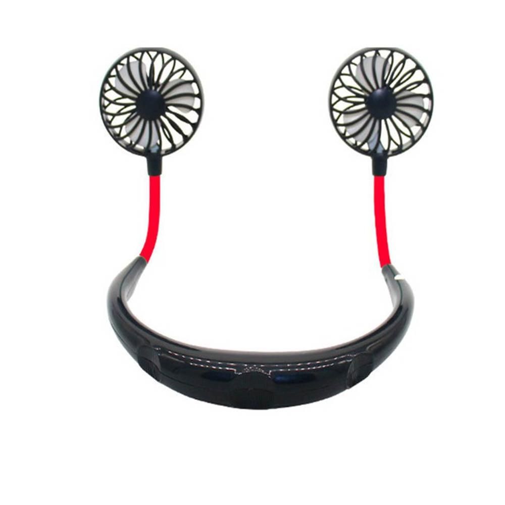 Hanging USB Air Travel Fan Sports Desk Cooler New 2020 Foldable Rechargeable Fan Office Fan Home Neck Mini Outdoor Portable