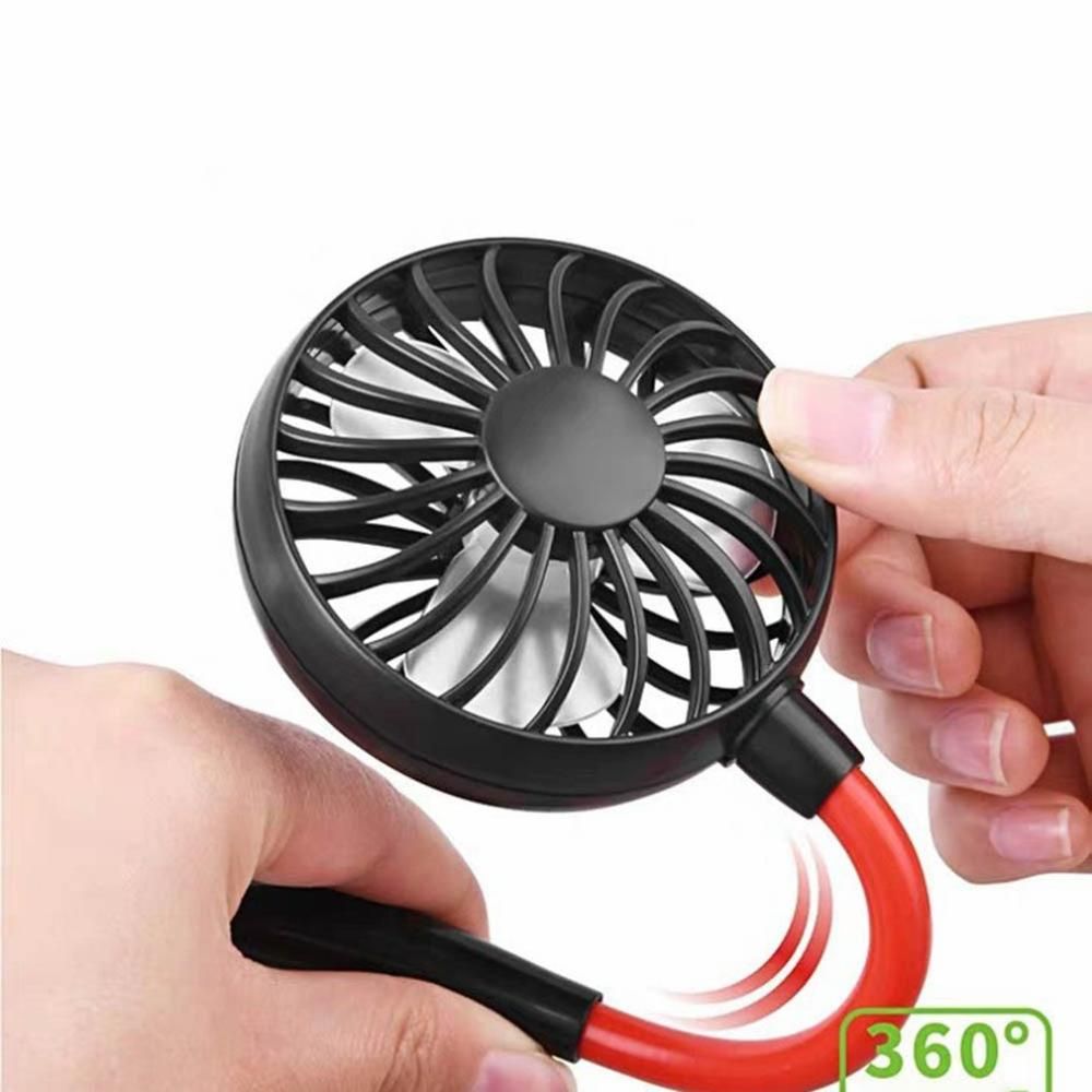 Hanging USB Air Travel Fan Sports Desk Cooler New 2020 Foldable Rechargeable Fan Office Fan Home Neck Mini Outdoor Portable