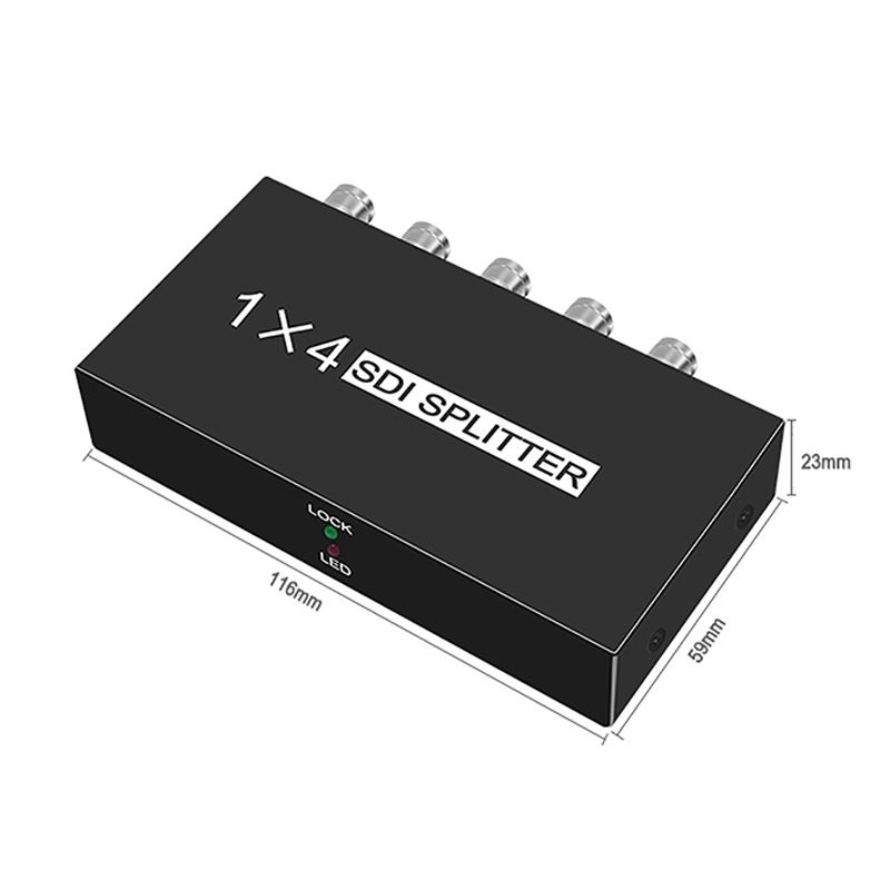 1 In 4 Out SD-SDI / HD-SDI / 3G-SDI Video Splitter