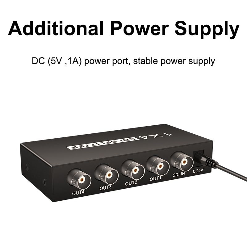 1 In 4 Out SD-SDI / HD-SDI / 3G-SDI Video Splitter