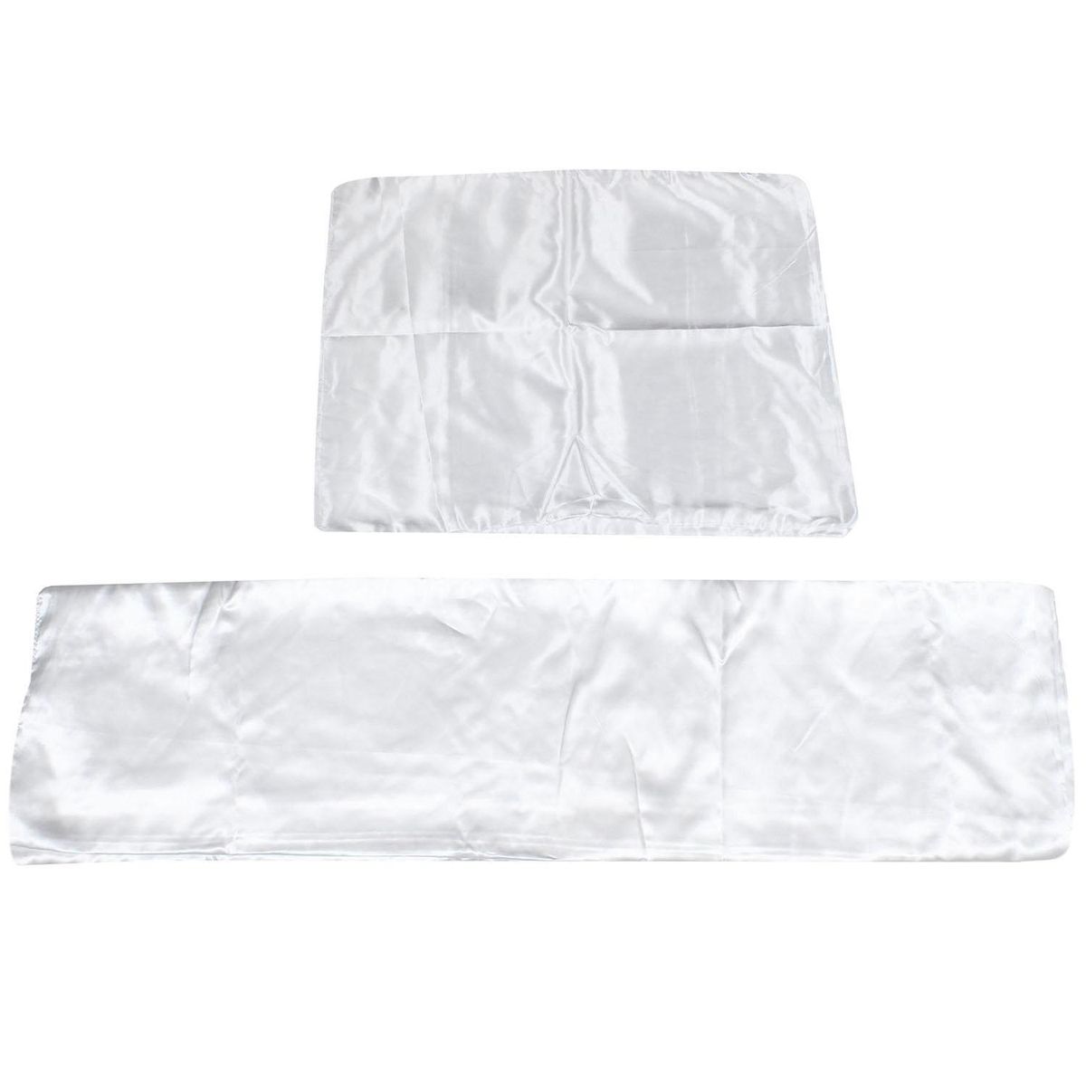 3Pcs Solid White Color Silk Bedding Set Home Textile Bedclothes Usa Duvet Cover Flat Sheet Pillowcases Home Bedding Set