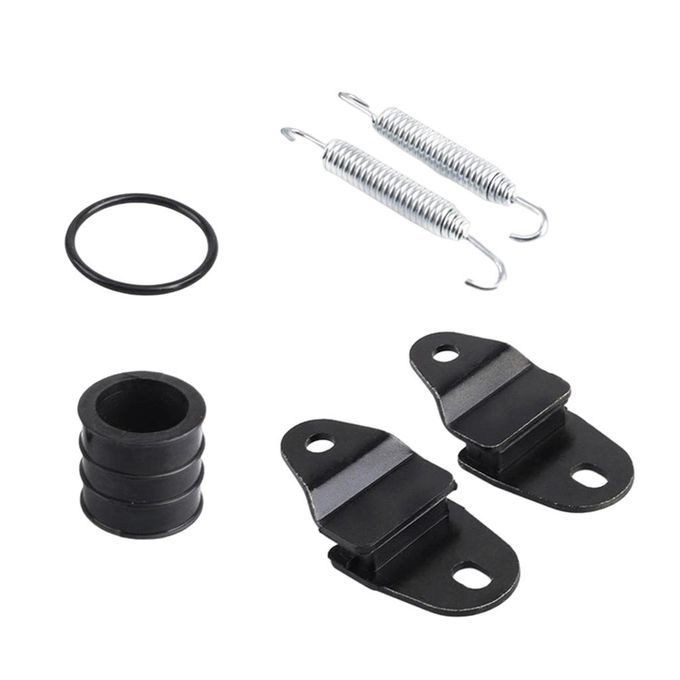 Exhaust Silencer Bracket With Cylinder Spring&Washer For Yamaha 87-06