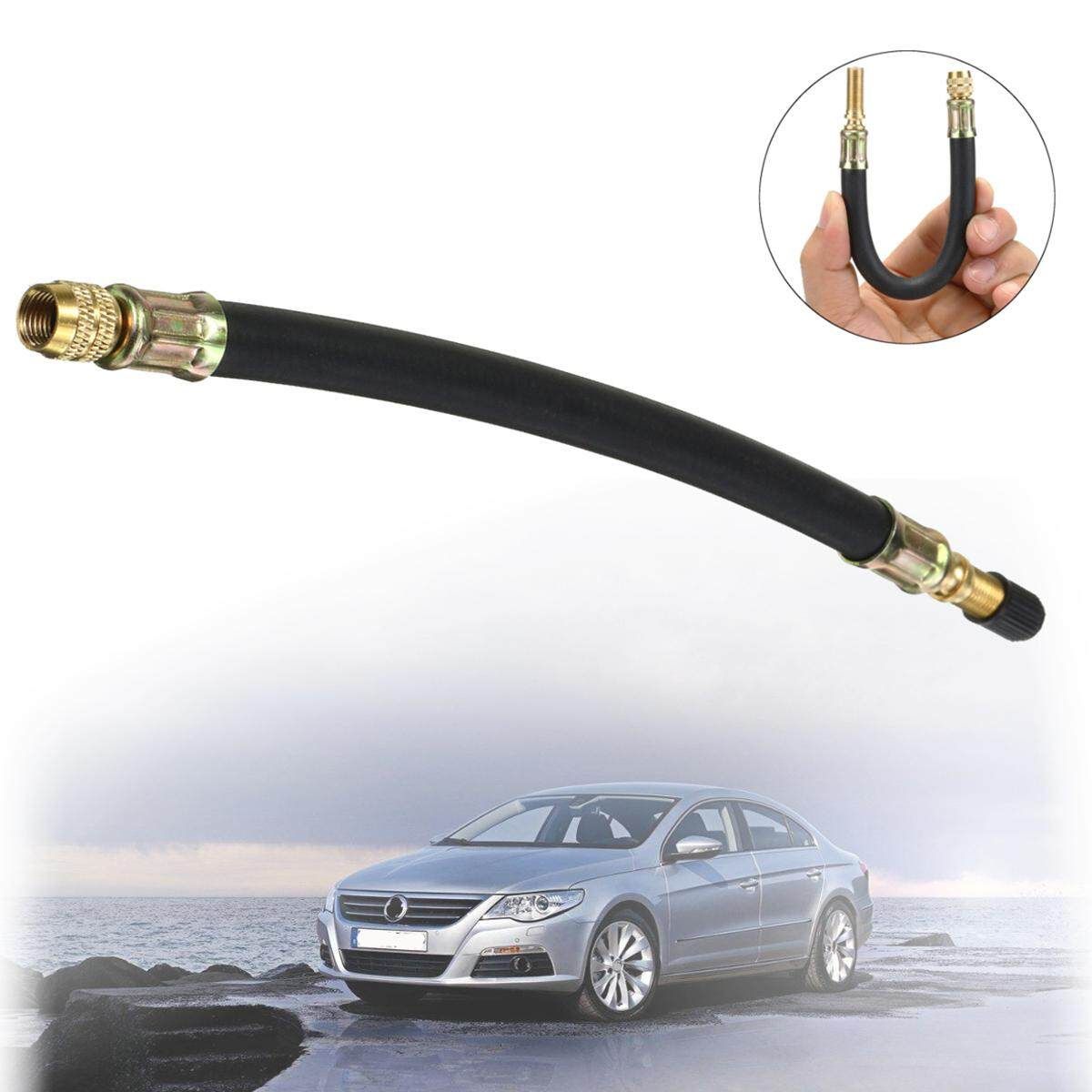 21cm Wheels Tires Tyre Valve Extension Flexible Rubber Twin Wheel Adapter Lorry Van Bus