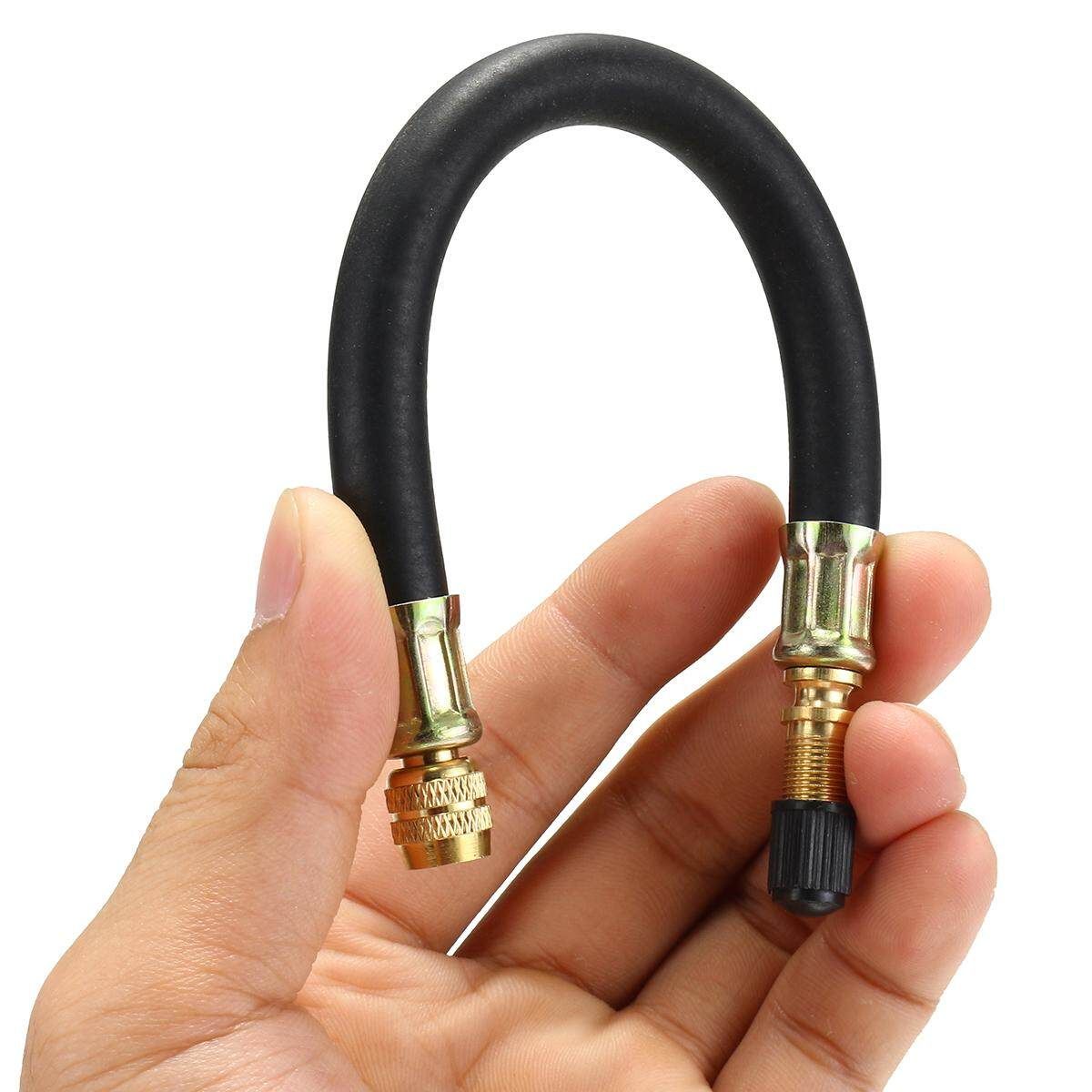 21cm Wheels Tires Tyre Valve Extension Flexible Rubber Twin Wheel Adapter Lorry Van Bus