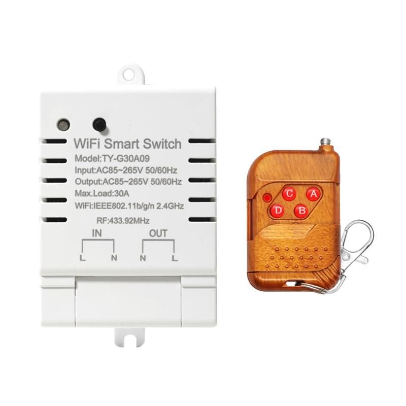 Tuya Smart WiFi Switch DIY Timer+Remote AC 85-265V WiFi