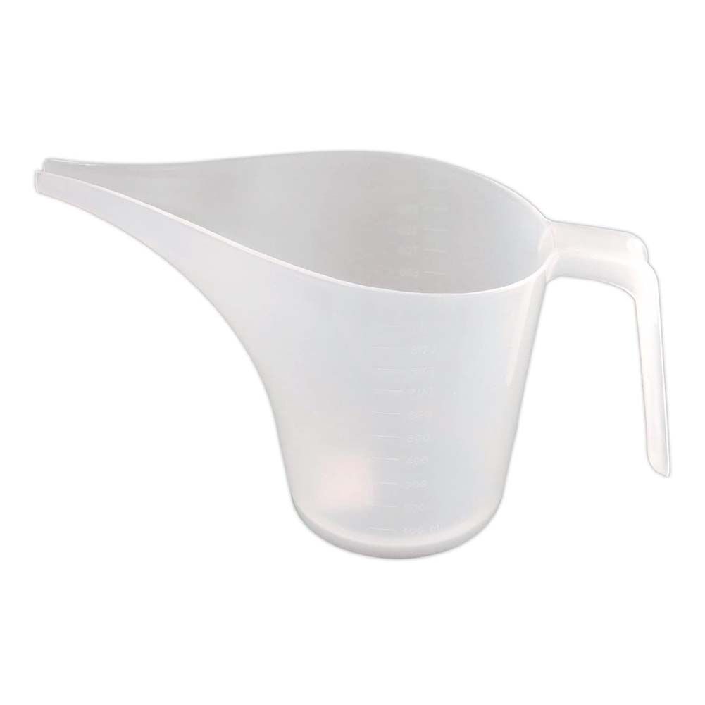1000ml Plastic Cooking Baking Cake Sharp Spout Funnel-White