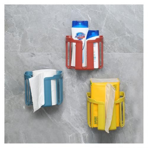 No Drill Stick-on Toilet Tissue Paper Holder - 1pc