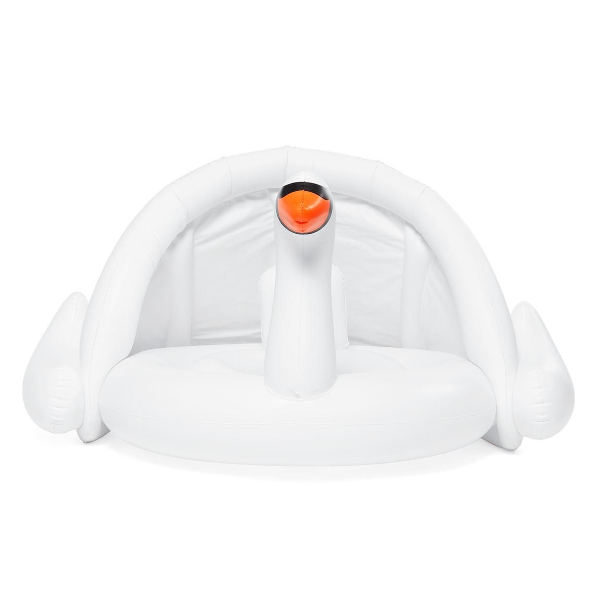 Baby White Swan Flamingo Infant Inflatable Swim - White Swan