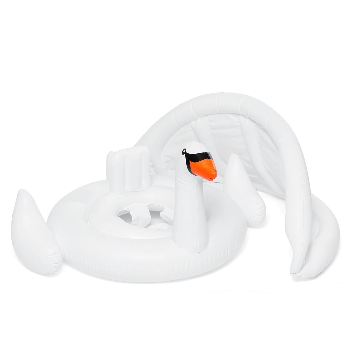 Baby White Swan Flamingo Infant Inflatable Swim - White Swan