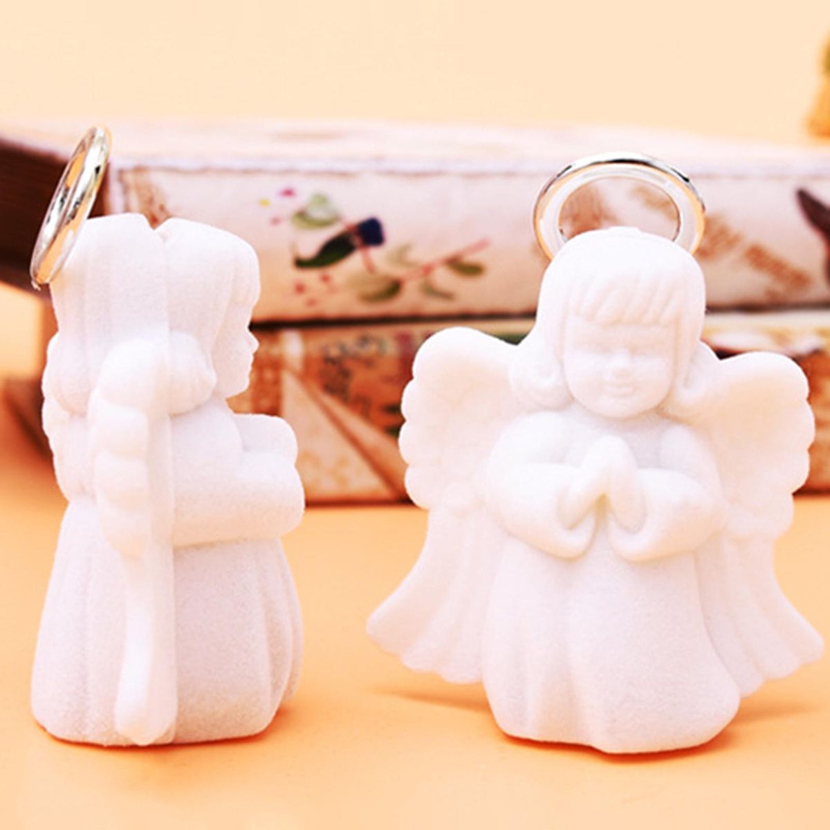 Jewelry Container Angel Design Jewelry Organizer White