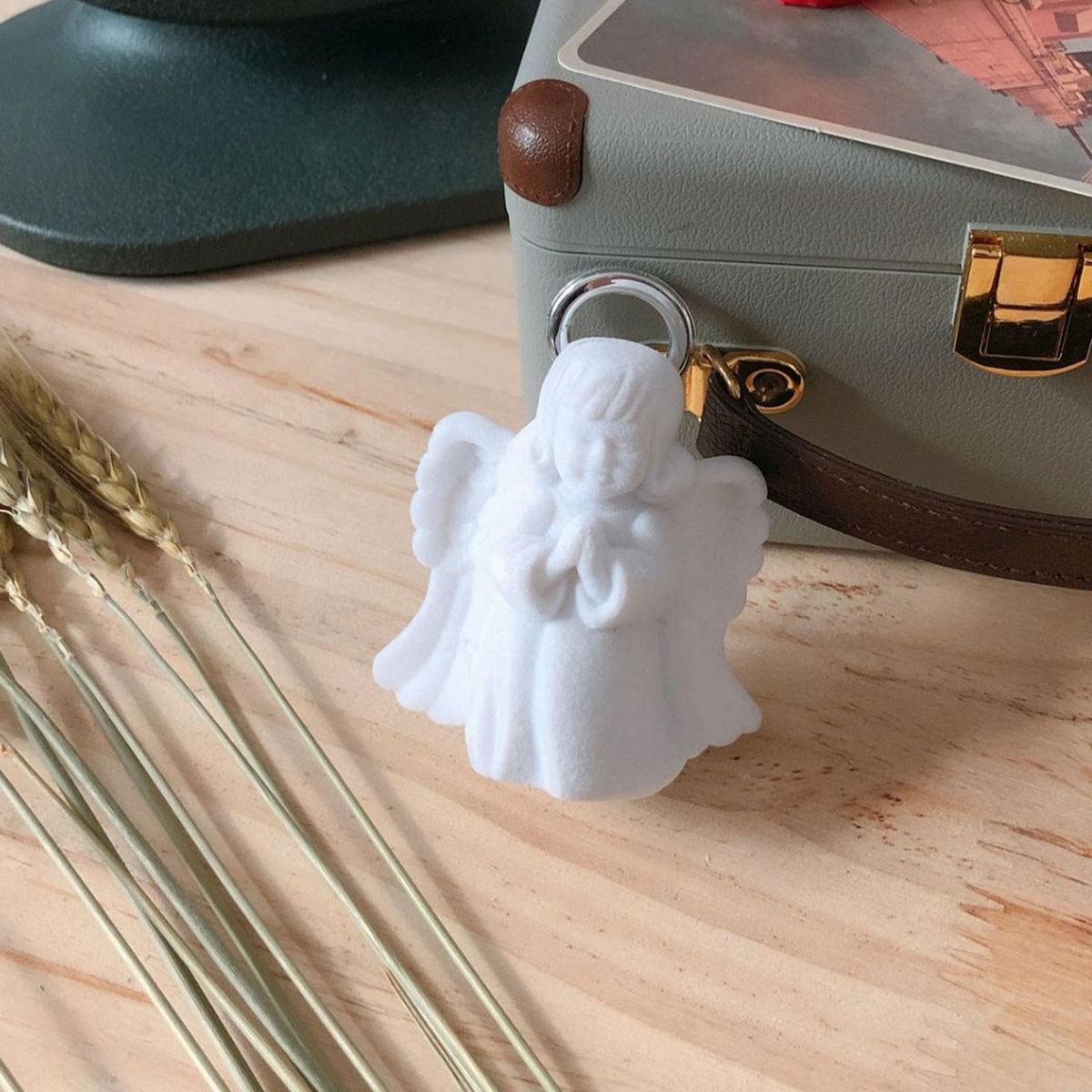 Jewelry Container Angel Design Jewelry Organizer White