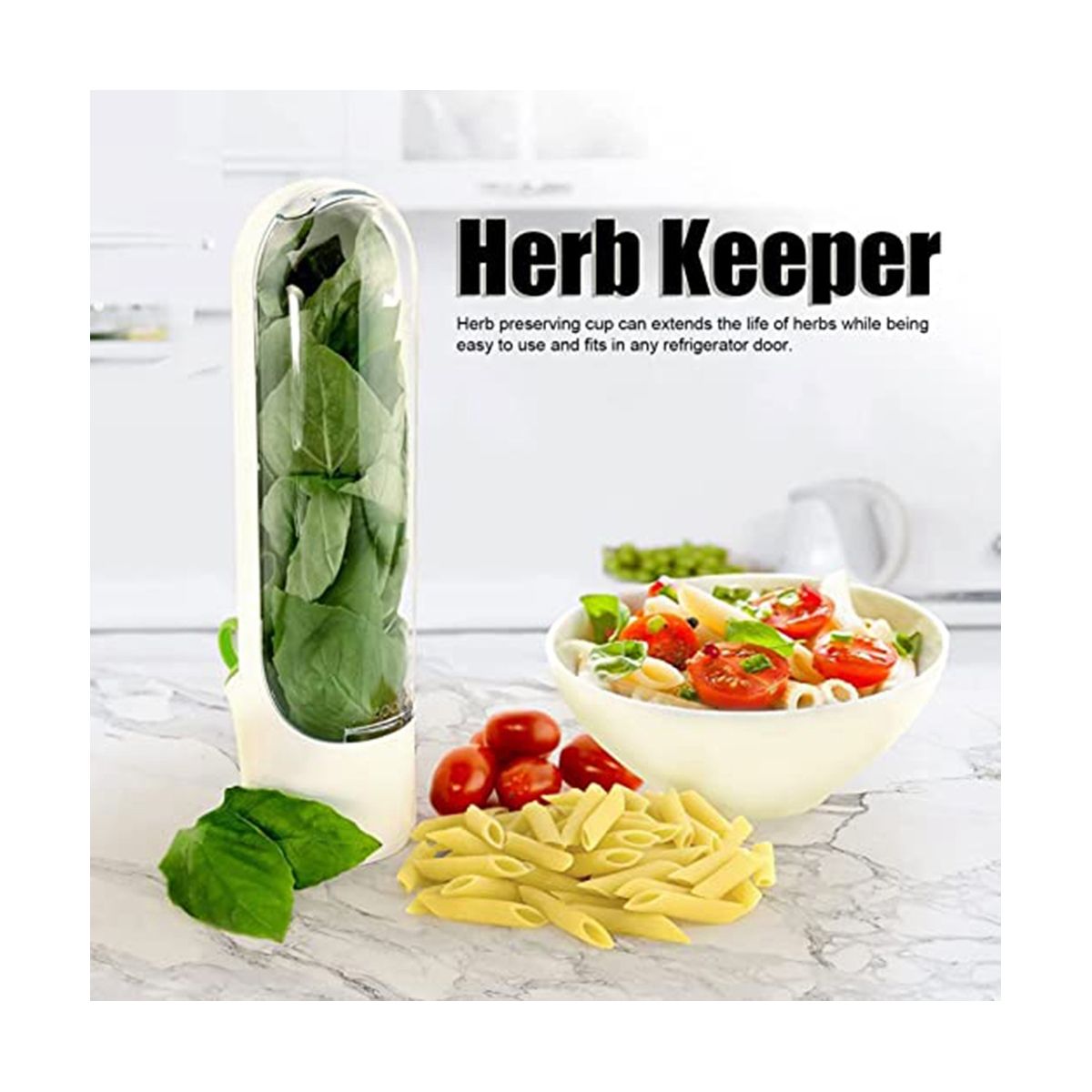 Herb  Cilantro Containers for Refrigerator Herb Saver for Refrigerator Herb Storage Container Glass