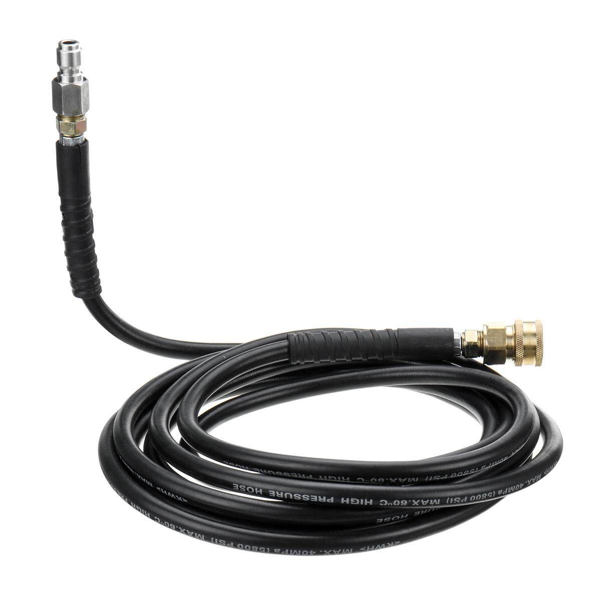 15M 5800PSI High Washer Hose 3/8'' Quick Release Couplings Connector