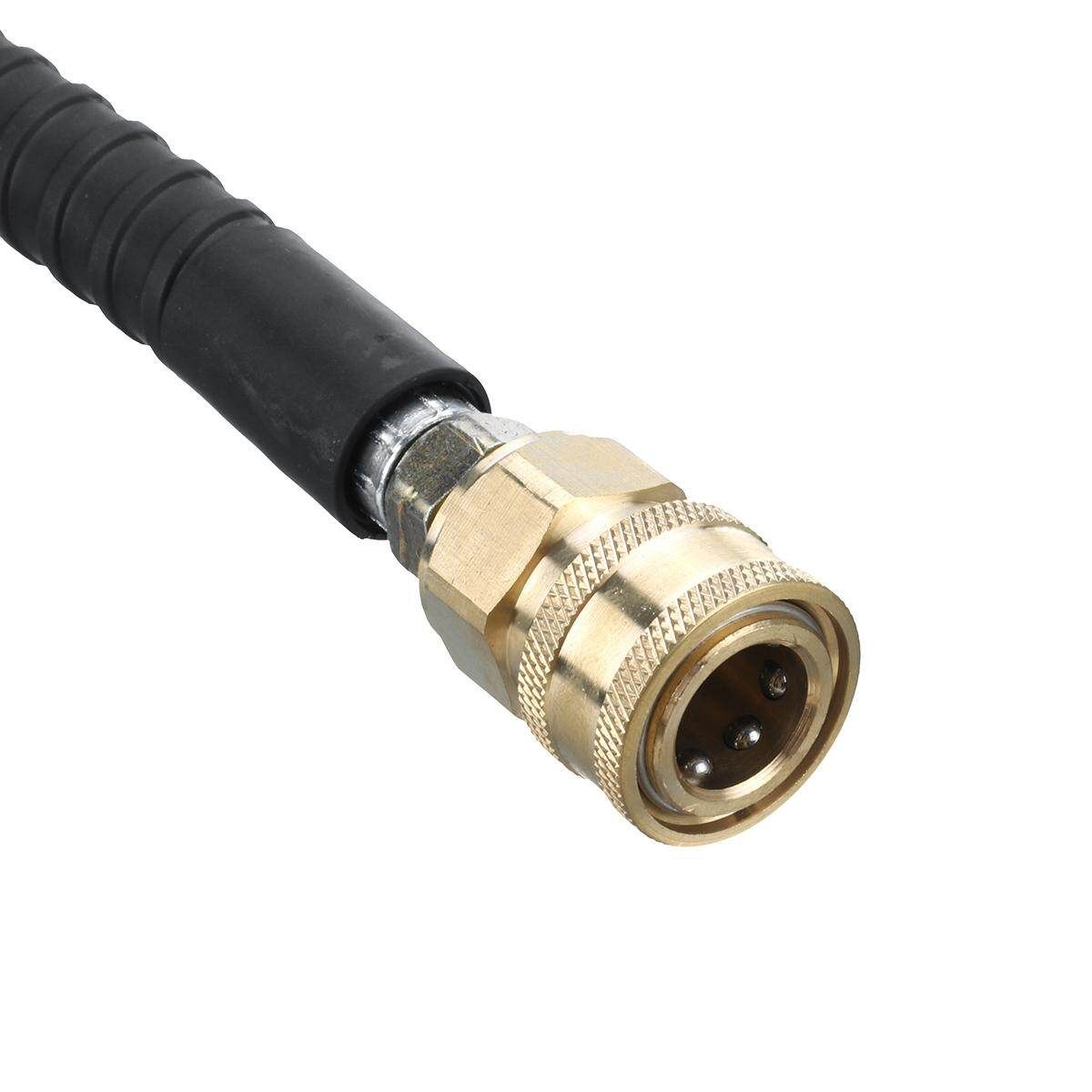 15M 5800PSI High Washer Hose 3/8'' Quick Release Couplings Connector