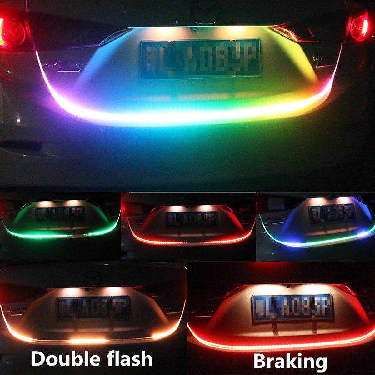 Flow Type LED Car Tail Trunk Tailgate Strip Light Brake Driving Turn Signal