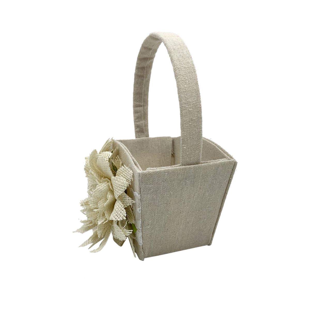 Flower Basket+Wedding Ring Bearer Pillow Big Flower Lace