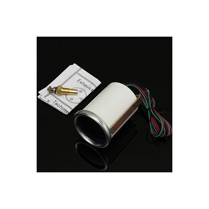 2 Inch 52MM UNIVERSAL CAR MOTOR LED OIL TEMP TEMPERATURE GAUGE POINTER METER SMOKE