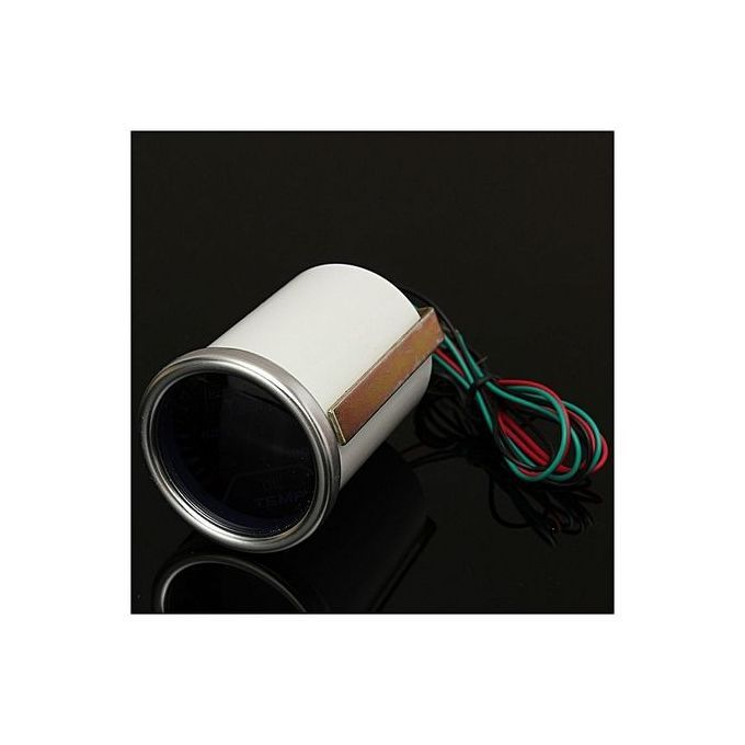 2 Inch 52MM UNIVERSAL CAR MOTOR LED OIL TEMP TEMPERATURE GAUGE POINTER METER SMOKE