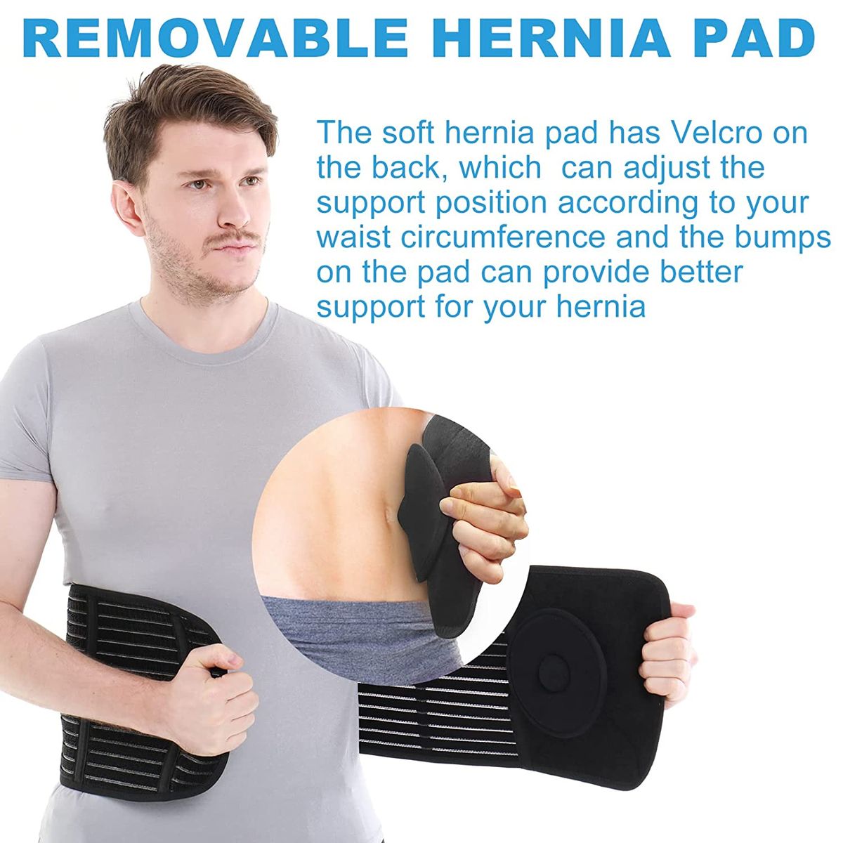 Umbilical Hernia Belt For Men And Women Abdominal Hernia Binder With Hernia Support Pad Helps Relie
