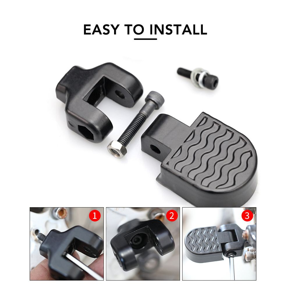 1 Pair Bicycle Rear Pedals Footrest Electric Bike Footpegs