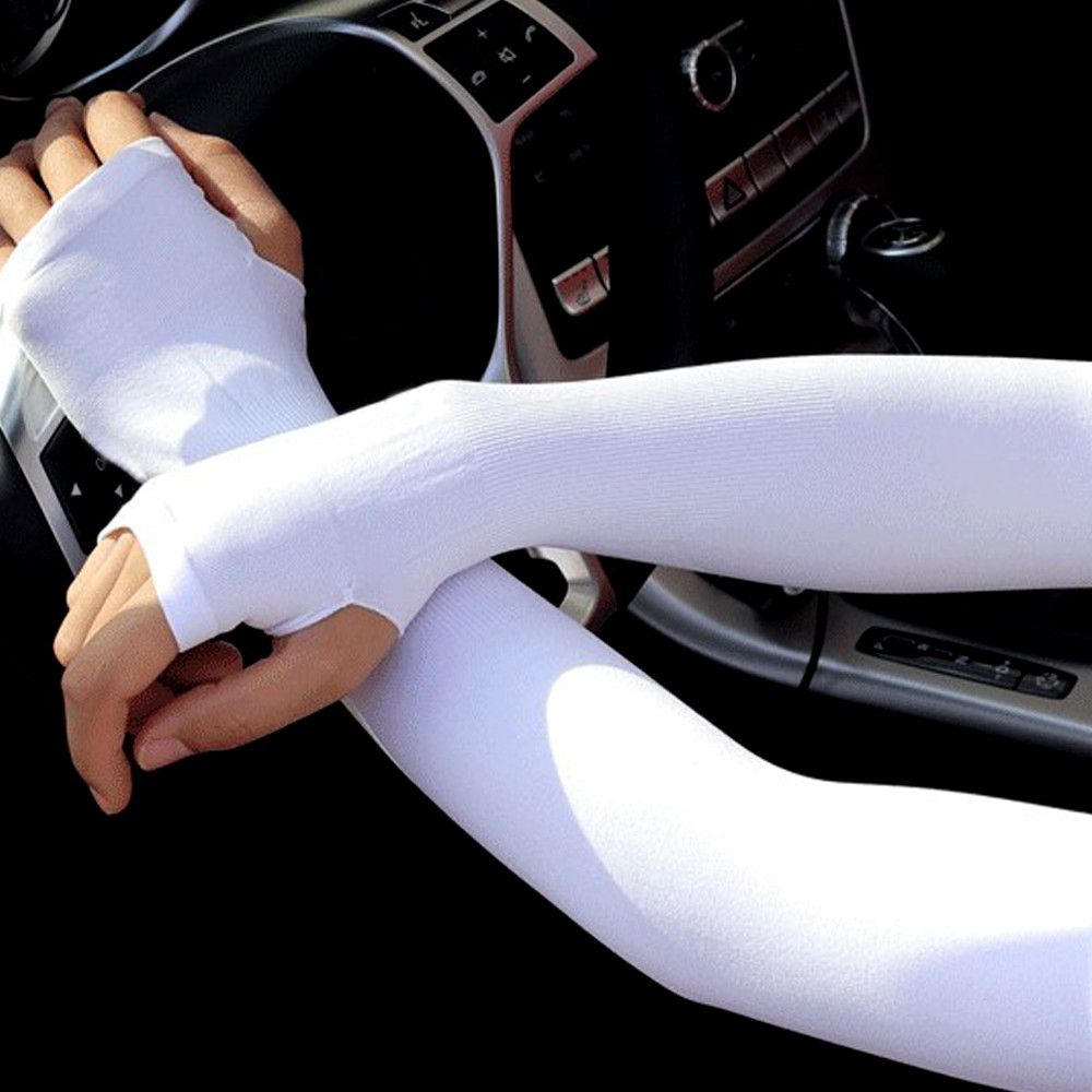Sun Protection Arm Cooling Sleeve Warmers Cuffs Uv