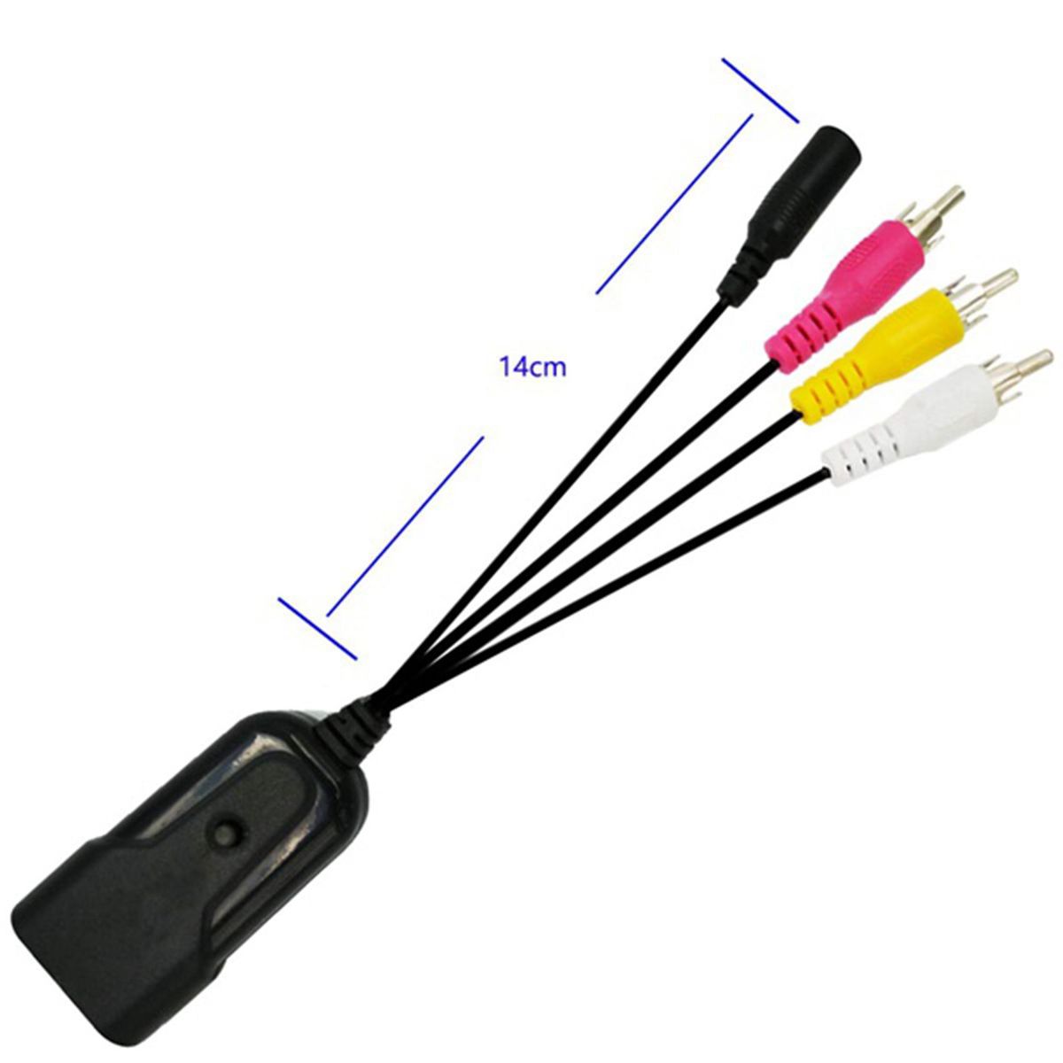 HDMI-Compatible to AV (RCA) Audio Video Converter, Support